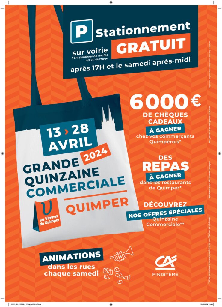 Affiche quinzaine commerciale